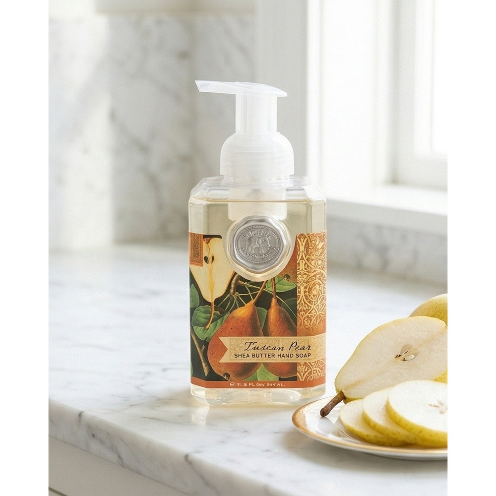 Michel Design Works Tuscan Pear Foaming Shea Butter Hand Soap 17.8oz‎ New